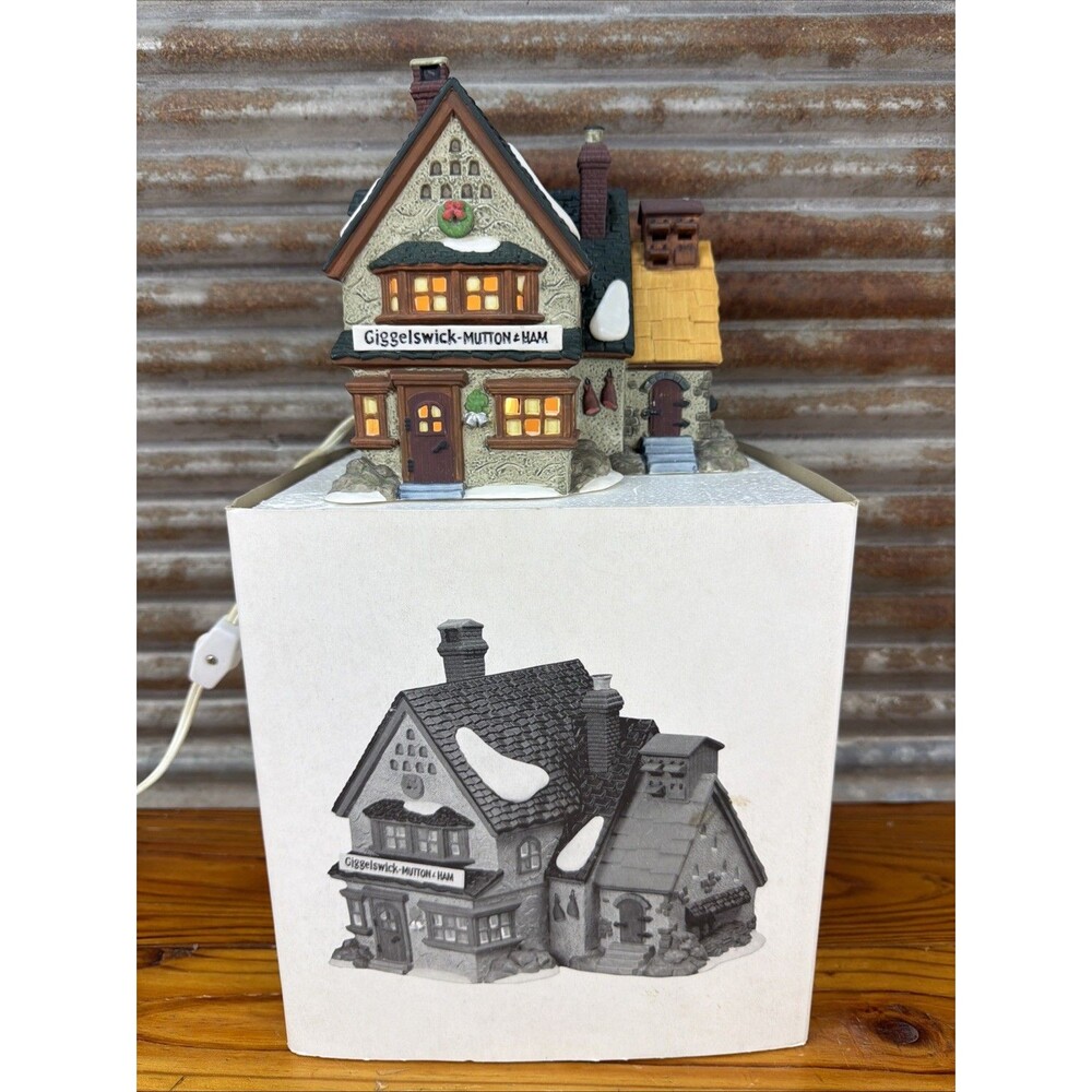 Department 56 "Giggelswick Mutton & Ham" Dickens Village - Retired